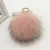Import High Quality Raccoon fur ball Faux Fur Pom Poms Detachable With Snap On Button For Beanie Hats from China