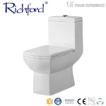 High Quality S Trap Siphonic Flushing Flushing Method and Elongated Toilet Bowl Shape Sanitary Ware WC