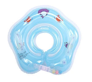 High Quality Safety PVC Colorful Neck Circle Baby Inflatable Swimming Float Ring