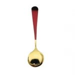High quality stainless steel cutlery dinner spoon SUS304 golden