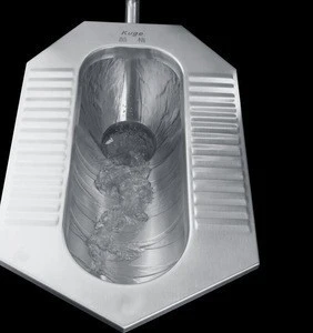High quality Stainless steel squat toilet seat with cistern