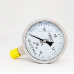 high quality various types 2.5 inch 63mm stainless steel pressure gage gauge meter