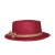 Import High quality wool felt formal flat top hats for women or men from China