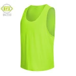 High vis yellow soccer sport football vest soccer training wear