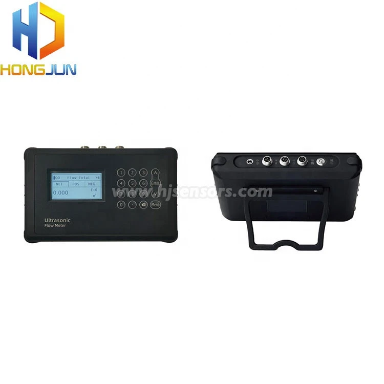 HJF3000P LCD Display water portable handheld output ultrasonic flow meter