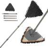 Holamopa Hot selling 360 Rotatable Foldable head Floor Water Absorption Wet And Dry Microfiber Mop Triangle Mop for home use