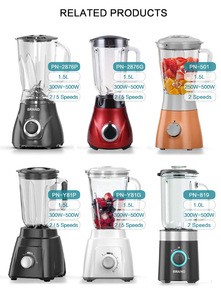 Home Use Kitchen Appliances Oem Fruit Juice Food Table Mixer Plastic Electric Blender
