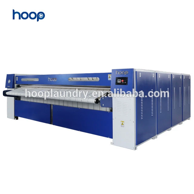 HOOP commercial laundry equipment automatic flatwork roller ironing machine industrial energy saving