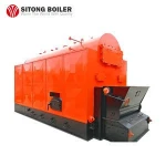 horizontal coke fired 1 ton steam coal boiler