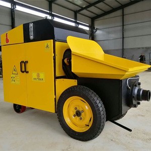 Hot diesel engine mini stationary lightweight cement mixer pump hydraulic malaysia foam trailer concrete pump