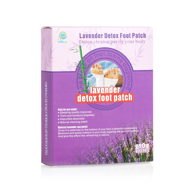 Hot Popular Manufacturer Supply CE Royal Lavender Detoxification Foot Patch
