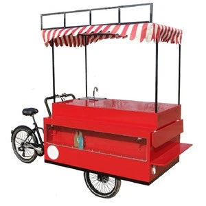 Hot sale 500w Pedal Assist Electric Vending Tricycle Freezer Business Bike for sale