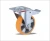 Import Hot Sale Aluminum Rim Heavy Duty PU Industrial Caster Wheel from China