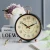 Import Hot sale american modern  metal small digital table watch clock with glass from China