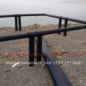 Hot-sale Aquaculture Equipment Marine and Offhsore HDPE Floating Square rectangle Fish Farming Cage Pen in Deep Water
