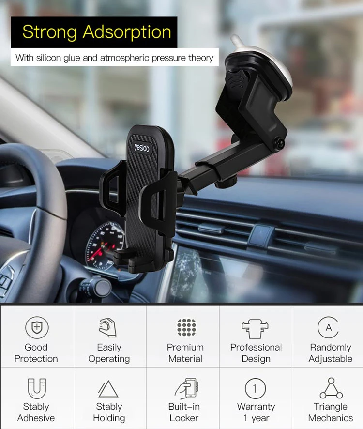 Hot sale custom for iphone 7 car holder intelligent phone holder for iphone car mount