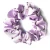 Import Hot Sale custom Pink Purple Eyelash Printed Scrunchies Elastic Hair Band Ponytail Holder Hair Tie from China