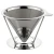 hot sale custom reusable drip stainless steel coffee filter single cup pour over cone coffee set