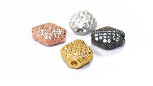 Hot sale diamond studded drop shape jewelry fashion style micro cz jewelry accessories in stock