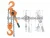 Import Hot Sale Equipment Lifting Tools Mini Manual Lever Block Hoist from China