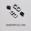 Hot sale hard alloy metal cutting insert   SDMT09T312-DM   Cemented carbide cutting tools