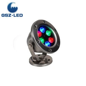 Hot Sale IP68 12V 6W Waterproof RGB LED Fountain Light