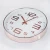 Import Hot sale plastic frame+glass face kitchen wall clock for home decoration from China