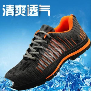 hot sale summer fashionable breathable sport sneaker brand industrial safety shoes