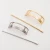 Import Hot sale zinc aloy circle hollow hair sticks with pearl beads tiara metal hair claw geometrical clips for women golden from China