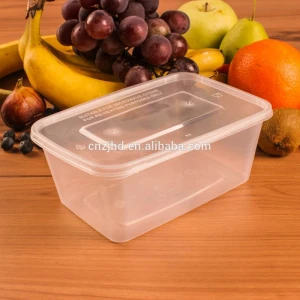 Hot sell food storage container with plastic lid