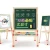 Import Hot Sell Wooden blackboard  Double-Sided Magnetic Drawing Board Color Frame wooden blackboard from China