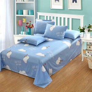 Hot Selling 3PCS Bed Linens100% Cotton Hotel Comfort Bed Sheet Set Bedding