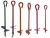 Import hot selling and good quality powder coated galvanized earth auger pole anchors from China