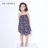 Hot Selling Baby Girls Dress Children Summer cotton Clothes Dress with Shoulder Straps