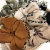 Import hot selling designer scrunchies famous brands vintage big leopard hair accessories high quality winter hair ties for women from China