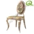 Import Hot selling modern style printing stainless steel dining chair for living room from China