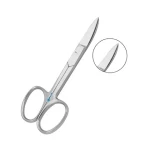Hot Selling Professional Design Manicure dead skin Nail Curved Scissors Nail Cutting Scissors High Quality