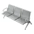 Hot-selling steel 2 Seats two seater hospital waiting room bench office cheap subway station metal waiting chairs manufacturer