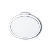Hot Selling Sublimation Oval Shape Foldable Compact Makeup Mirror For Gifts