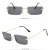 Hot Selling Vintage Small Size Rectangle Frameless Sunglasses Ocean Lens Rimless Women Man UV400 Sun Glasses