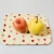 Import Hotcakes custom logo printed melamine wooden tea fruit plant metal tin kids food travel serving rolling tray from China