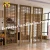 Import Hotel indoor decorative metal waterfall wall panel partition from China