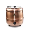 Hotel Restaurant Supplies Catering Buffet Soup Display Electric Soup Kettle, Colorful Kettle