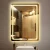 Import Hotel use Rectangle Custom touch screen Illuminated LED Mirror from China