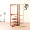 Hotel/Home furniture Solid bamboo Hat and Coat Stand /Hallstand/Coat Rack