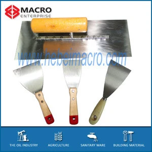 Hotselling Plastic Handle Carbon Steel Putty Knife  Super Grade Economic Painting Tools Metal Scraper  Carbide Stainless Scraper