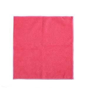 Household Microfiber Cleaning Cloth Kitchen Towel Car Cleaning Cloth Solid Color Accept Customize Size