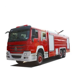 HOWO 15t water and foam tank steyr fire truck 500gallon to 1000gallons fire engine fire fighting truck price