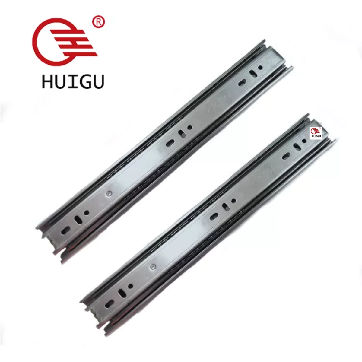 HUIGU hardware  discount price 3 Fold Drawer slide rail &amp; Drawer slides ball bearing
