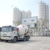 HZS180 fixed large ready mixed cement mixer aggregate stabilized soil dry concrete mixing plant in china for sale